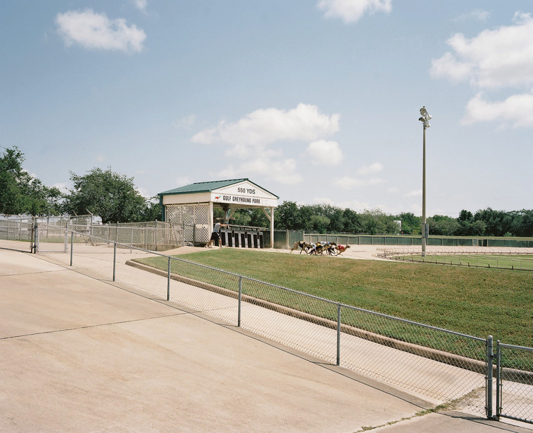 Olivier Riquet - Our Lady Of The Rockies - Gulf Greyhound Park, La Marque, Texas, USA