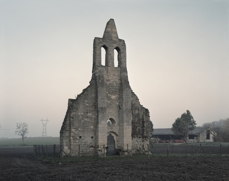 Olivier Riquet - Ruins II - Église de la Madeleine et Saint Jean de Varenne, Louresse-Rochemenier, Maine-et-Loire, France