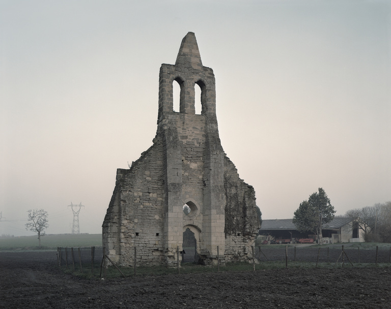 Olivier Riquet - Ruins II - Église de la Madeleine et Saint Jean de Varenne, Louresse-Rochemenier, Maine-et-Loire, France